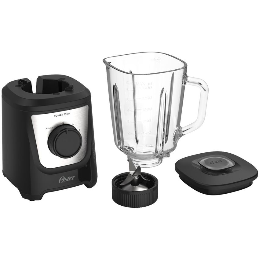 Liquidificador Oster 1,5l Power Black Inox Oliq510 5 Velocidades 750w - imagem 3
