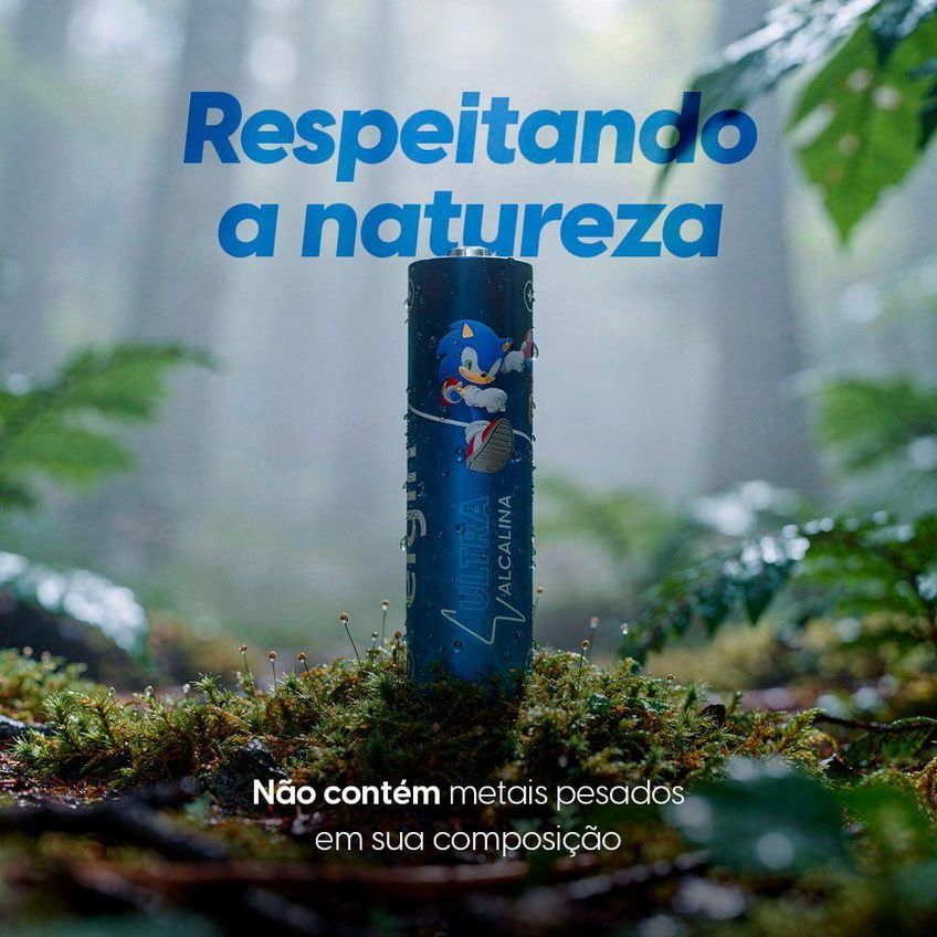 Pilha AA Alcalina Ultra Alta Durabilidade 1.5V Cartela Com 2 Elgin - imagem 3