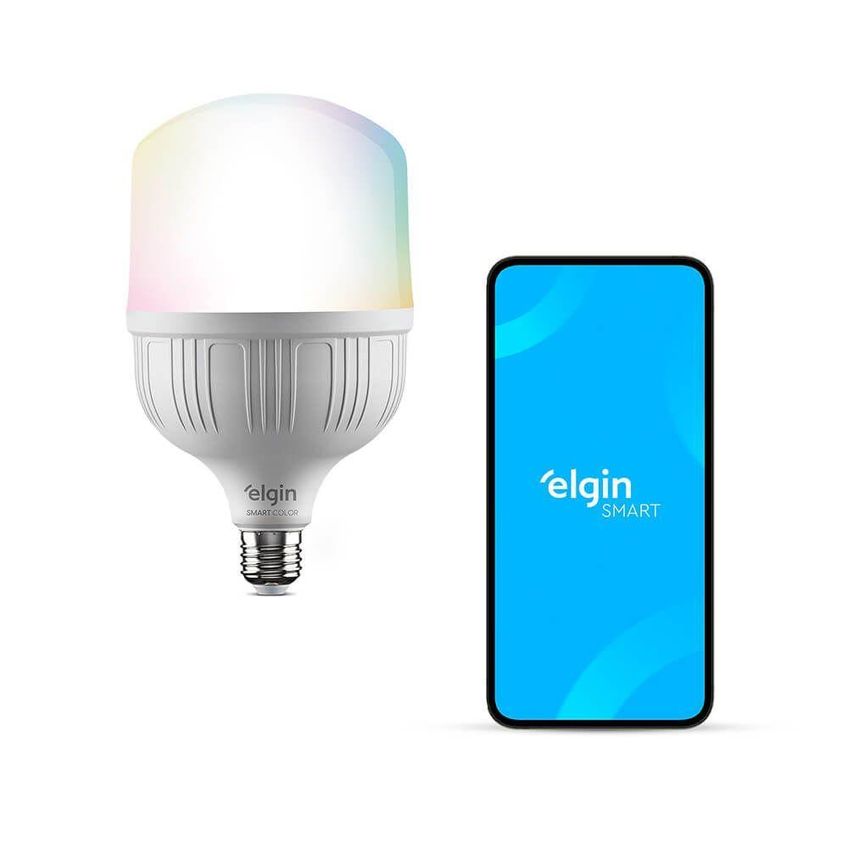 Lâmpada Led Smart Compatível Com Alexa E Google Assistente Wi-fi Bivolt 30w Elgin - imagem 4
