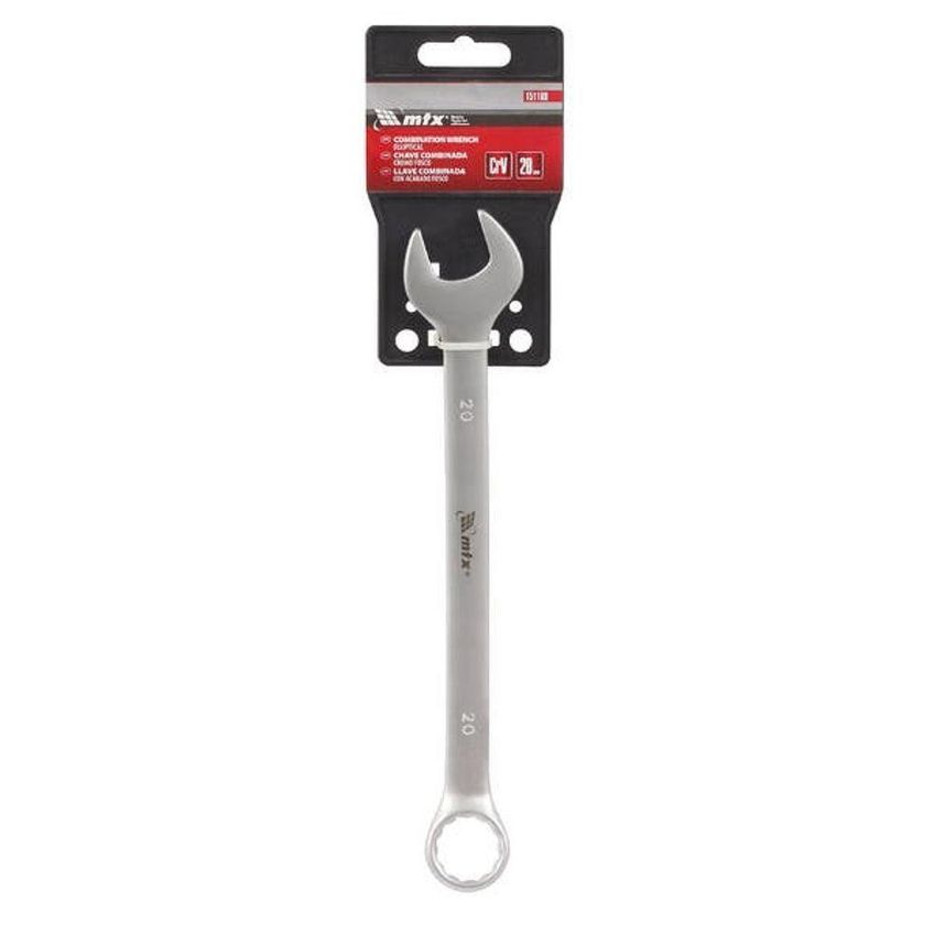 Chave Combinada 20mm Alta Resistência Aço Cromo Vanádio Crv Acabamento Acetinado MTX - imagem 4