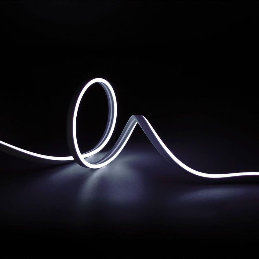 Fita Led Neon 5m 7w 3000k 12v Iluminação Brilhante Aconchegante Elgin - imagem 4