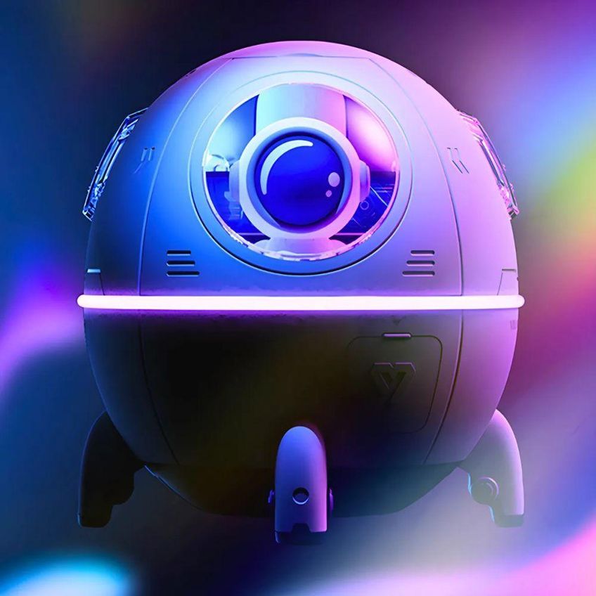 Umidificador De Ar Portátil Usb Com Difusor De Aroma Utimix Space Capsule Humidifier - imagem 3