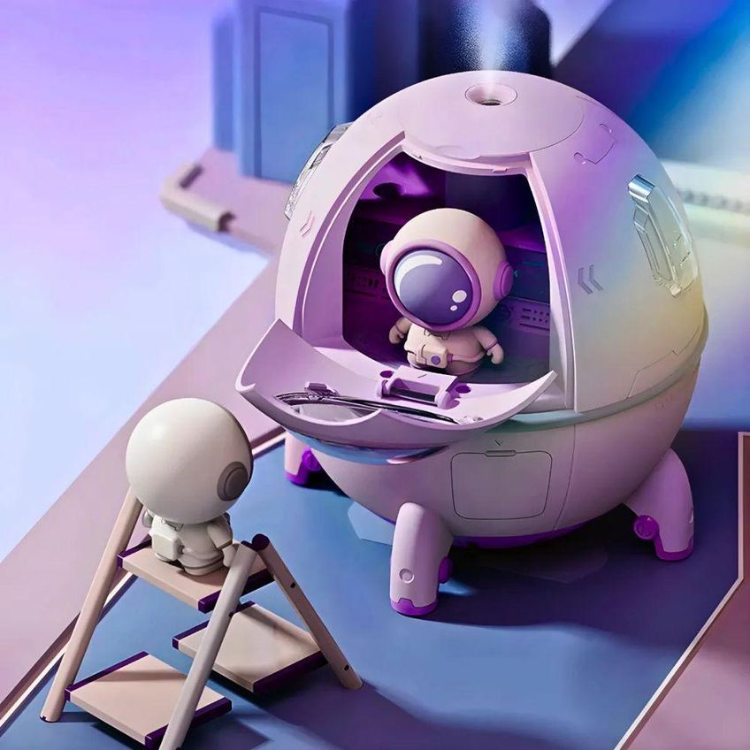 Umidificador De Ar Portátil Usb Com Difusor De Aroma Utimix Space Capsule Humidifier - imagem 5