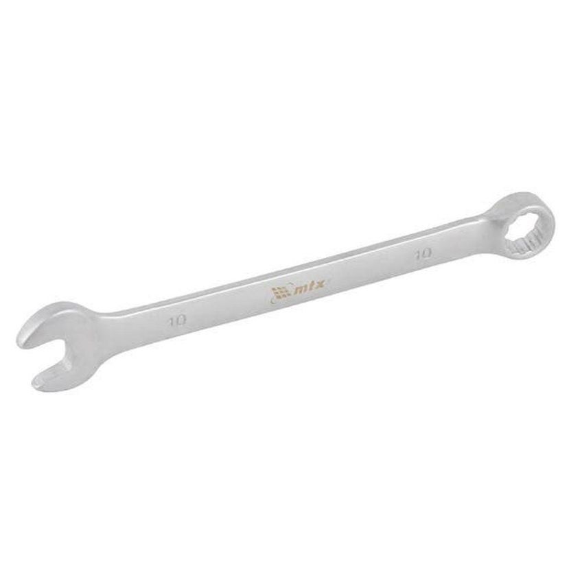 Chave Combinada Cromo Fosco 10mm Aço Cromo Vanádio Acetinado MTX - imagem 3