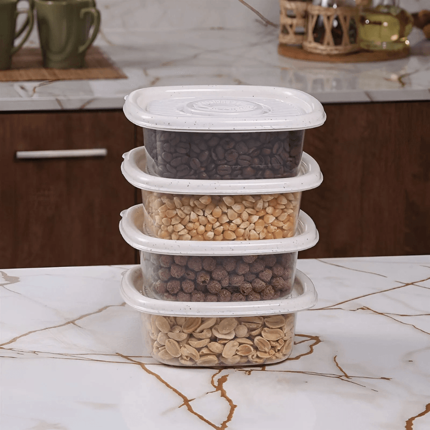 Conjunto Com 4 Potes Pop 400ml 14x14x9cm B 2 Plasutil - imagem 4