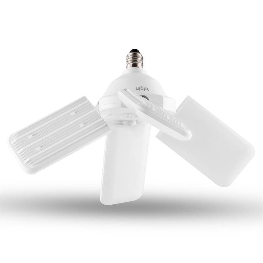 Lâmpada Led Pétala 100w Articulável Bivolt Branca Fria 6500k Elgin - imagem 4