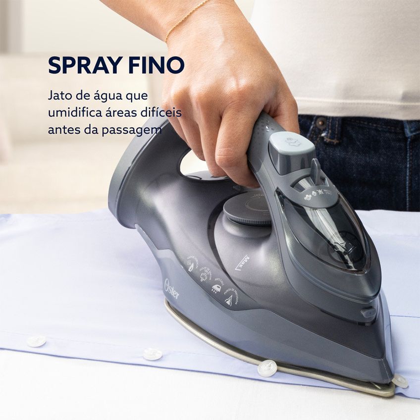 Ferro De Passar Roupa A Vapor Oster Aeroceramic Com Vapor Vertical Gcstac7002 - imagem 5