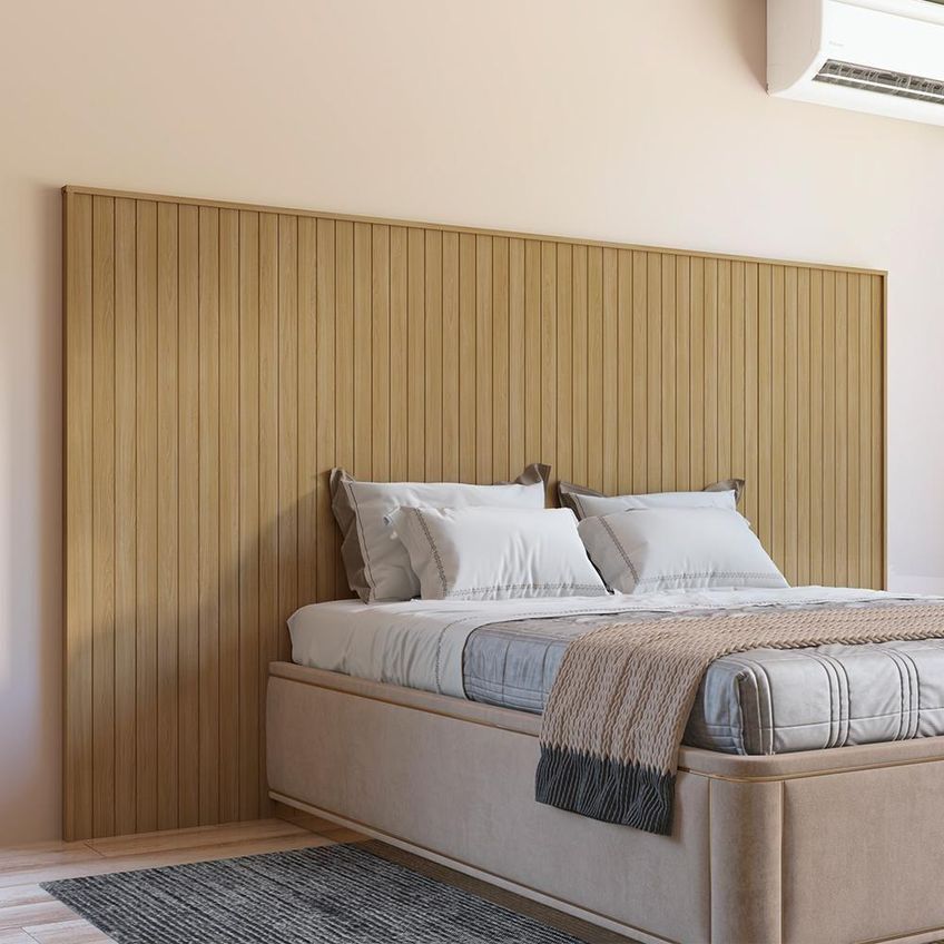 Cabeceira Florença Cama King Size Na Parede MDF MDP Pintura UV Hannover Casa D Móveis - imagem 4