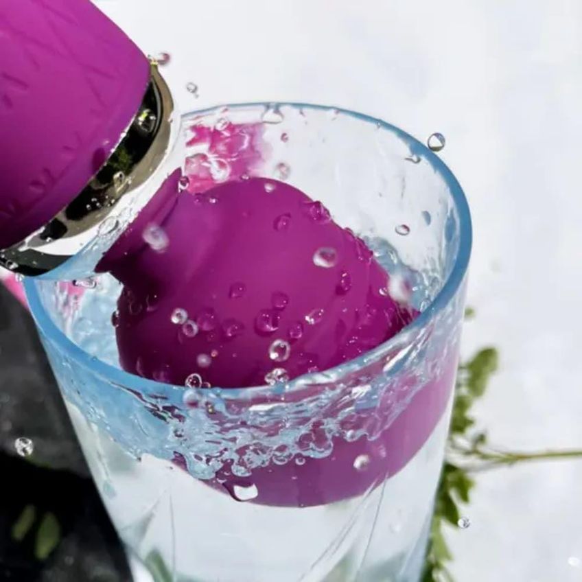 Vibrador Feminino Massageador Clitoriano Silicone Roxo Recarregável USB Utimix - imagem 3