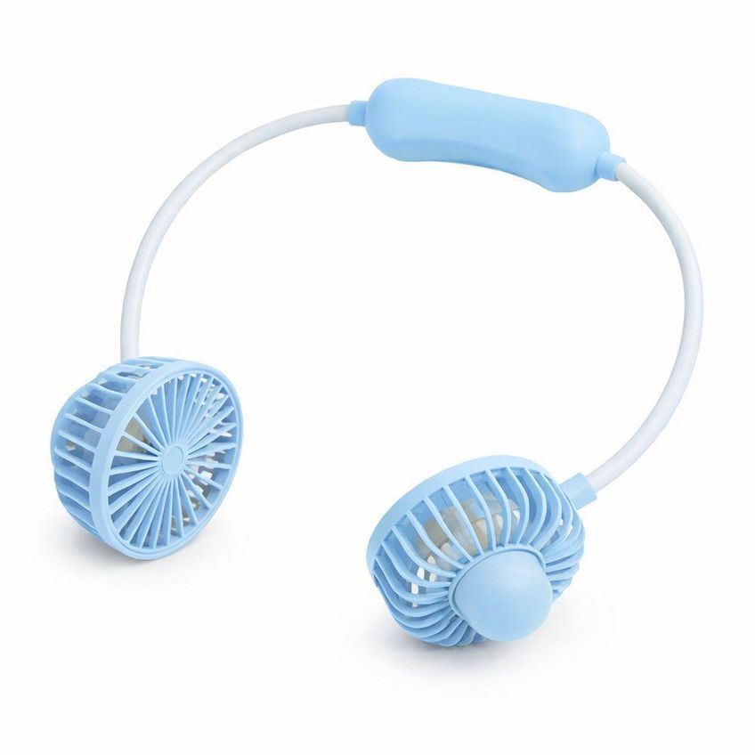 Ventilador De Pescoço Portátil Recarregável Utimix Rosa Sem Hélice 3 Velocidades Usb - imagem 3