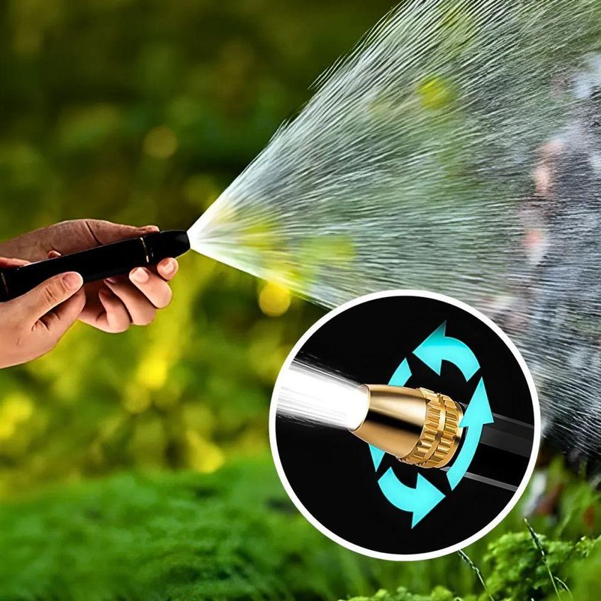 Bico De Alta Pressão Para Mangueira Kit 4 Peças Jato Ajustável 3 Em 1 Engate Rápido Utimix - imagem 3