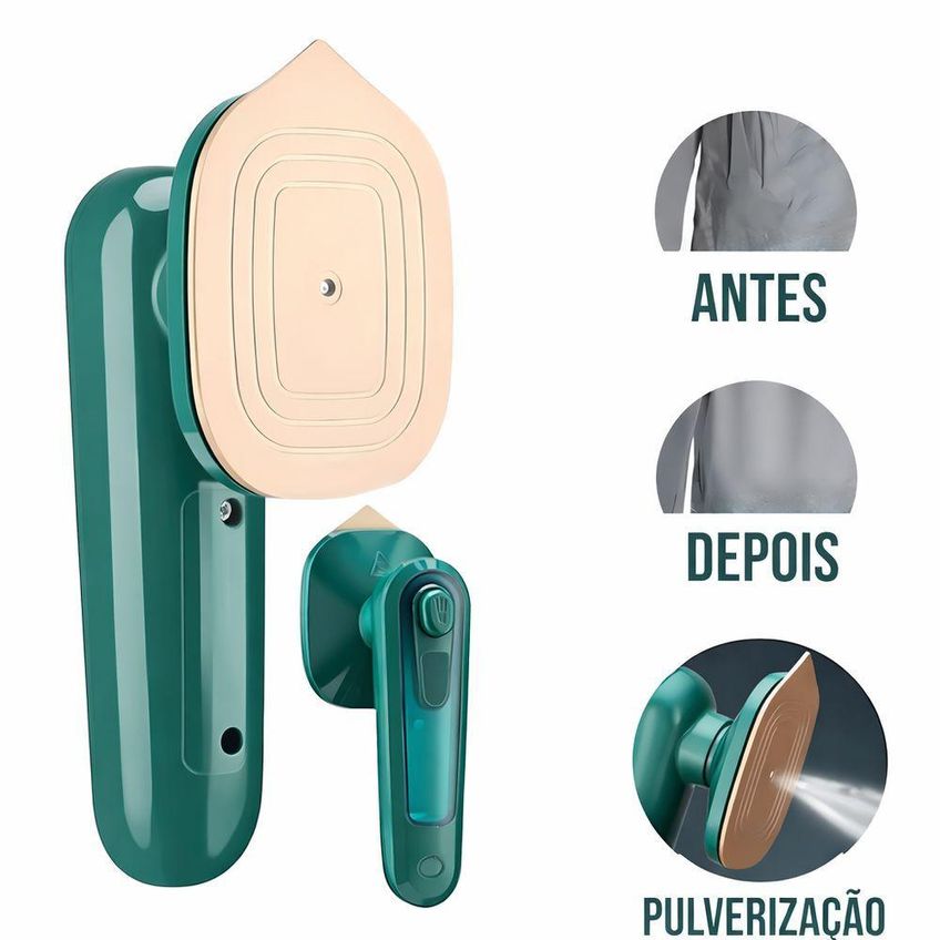 Mini Ferro Vapor Utimix Mini Ferro De Passar Roupa Portátil De Viagem Bivolt - imagem 3
