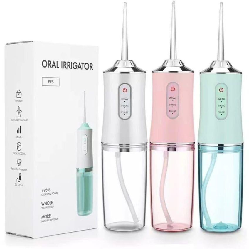 Irrigador Oral Portátil Utimix Recarregável USB 3 Modos Jato de Água Dental Limpeza de Aparelho - imagem 3