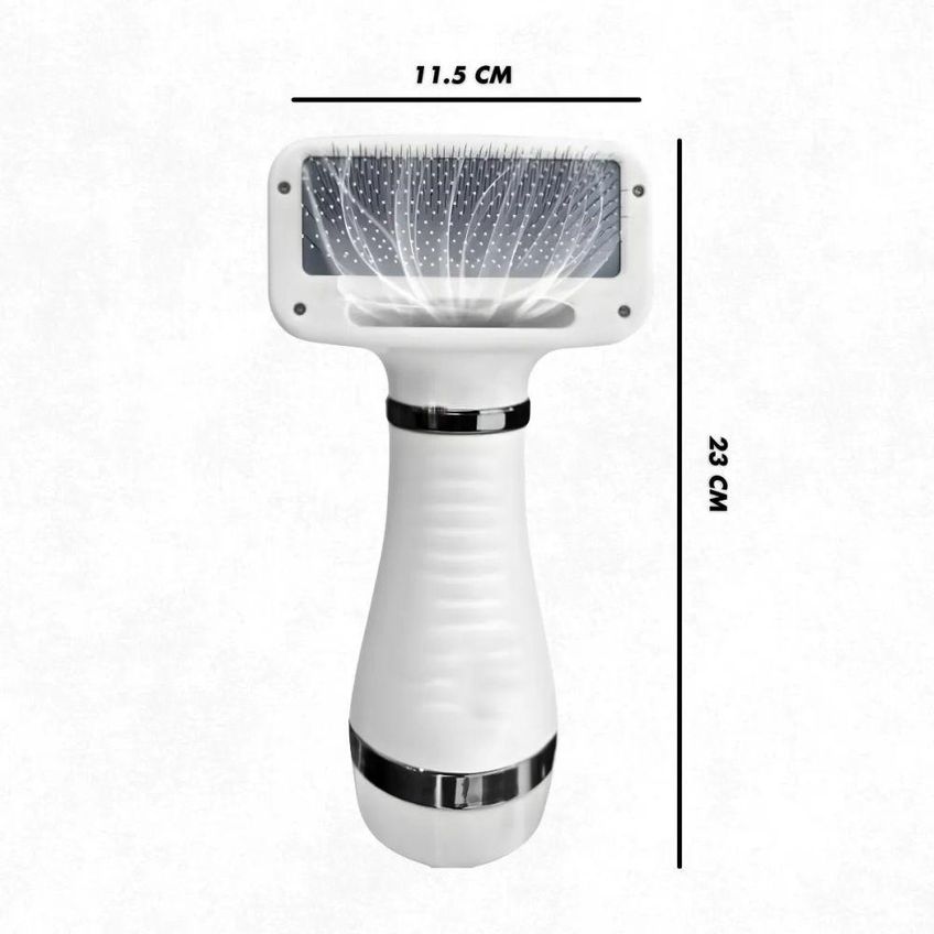 Secador Elétrico Com Escova Para Pets Utimix 2 Em 1 Removedor De Pelos Cães E Gatos 300w 110v - imagem 3