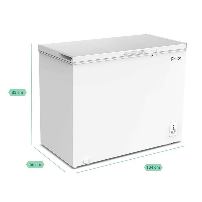 Freezer Horizontal Philco PFH260B Degelo Manual 253L 2 em 1 Branco 220V - imagem 4