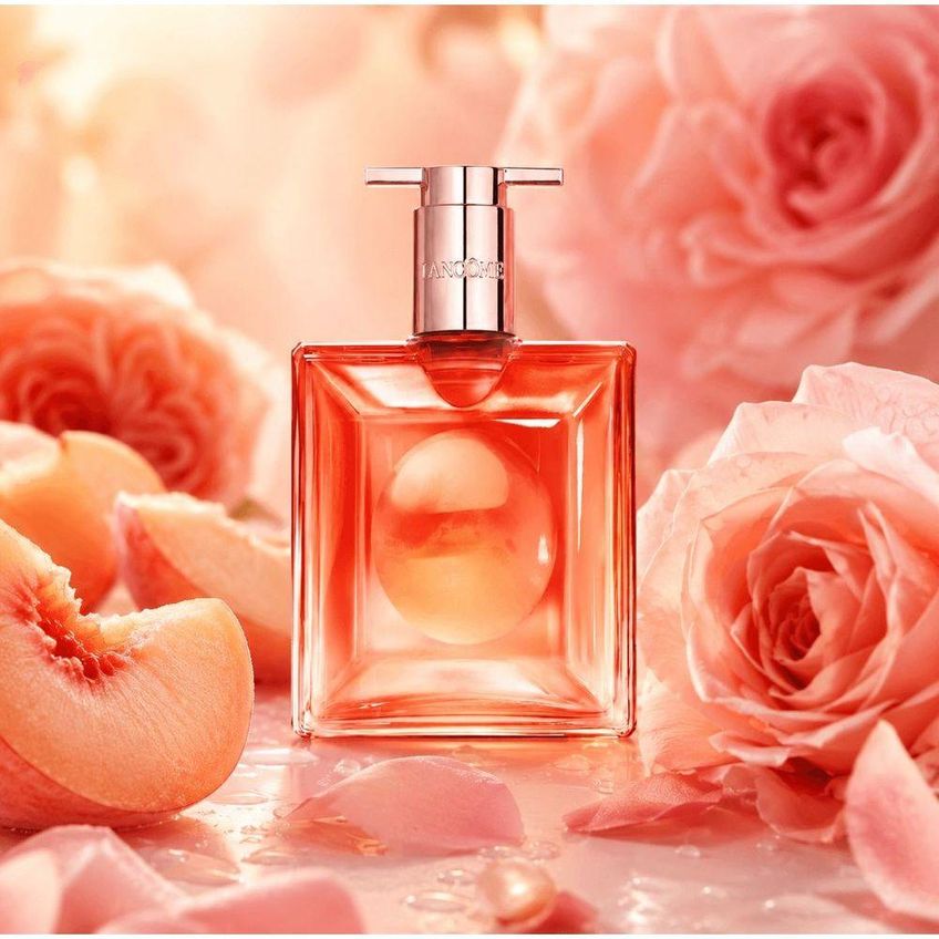 Perfume Idôle Peach 'n Roses Feminino Eau De Parfum Floral Frutado 25ml - imagem 3