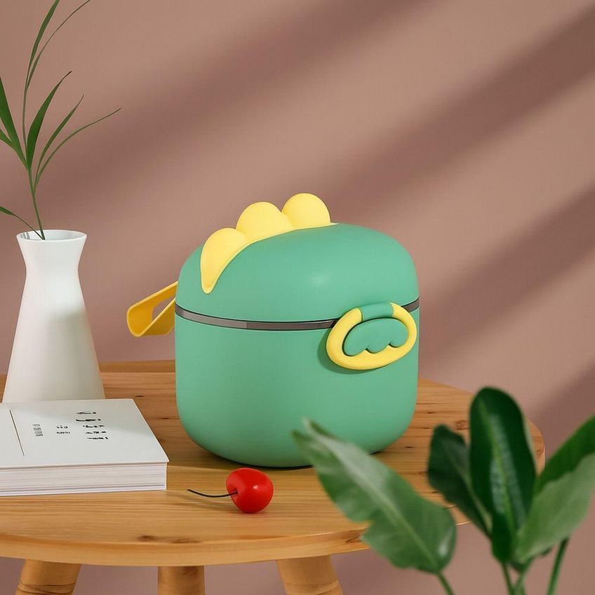 Pote Dosador de Leite em Pó Infantil Tamanho P com Colher Medidora Rosa Plástico BPA Free Utimix - imagem 3