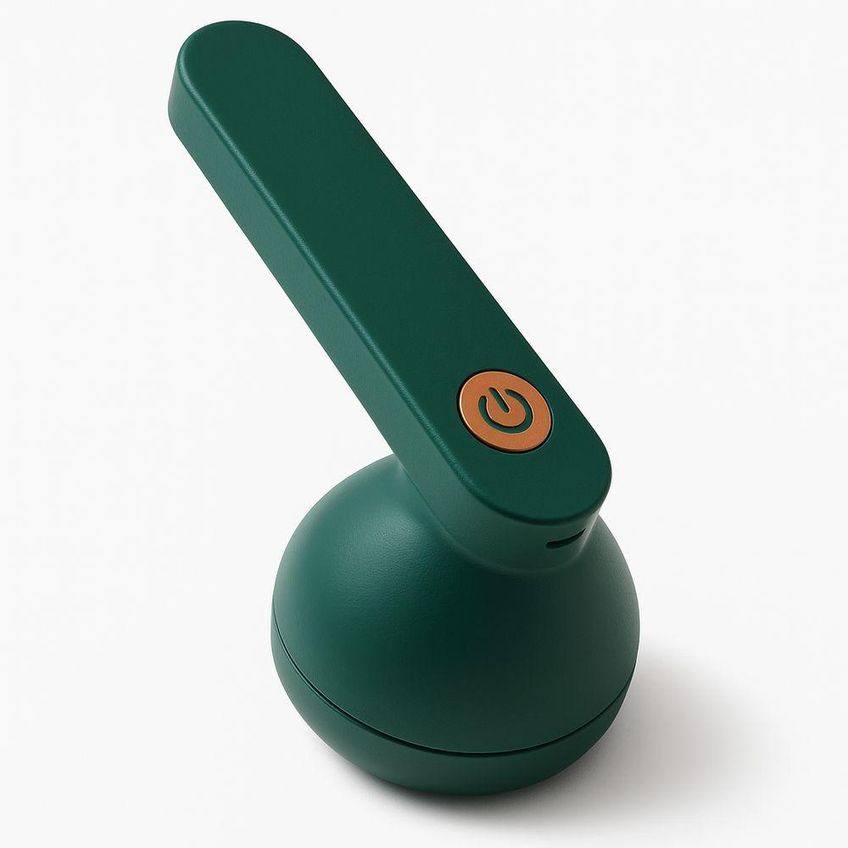Removedor Elétrico De Pelos E Fiapos Recarregável USB Portátil Verde Utimix - imagem 3
