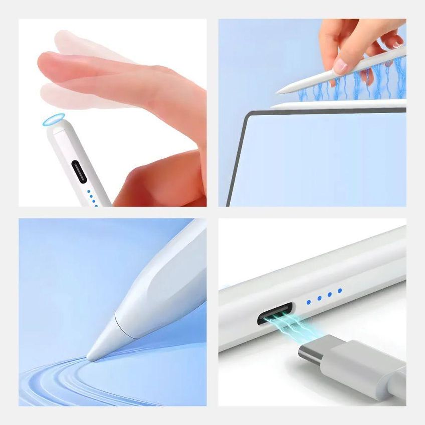 Caneta Stylus Digital Recarregável Para Telas Touch Universal Ponta Fina Sensitive Point Utimix - imagem 4