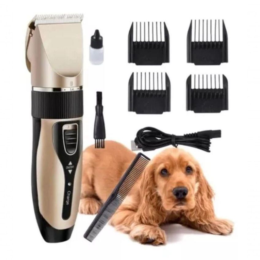 Máquina De Tosa Para Pets Utimix Recarregável Silenciosa Lâmina Inox Sem Fio Tamanho Único - imagem 4