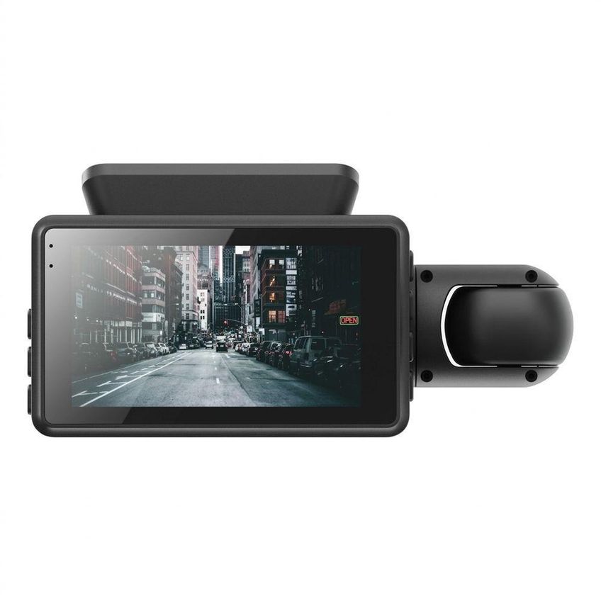 Câmera Veicular DVR Dupla Frontal E Interna Full HD Visão Noturna Sensor G 12V Utimix - imagem 4