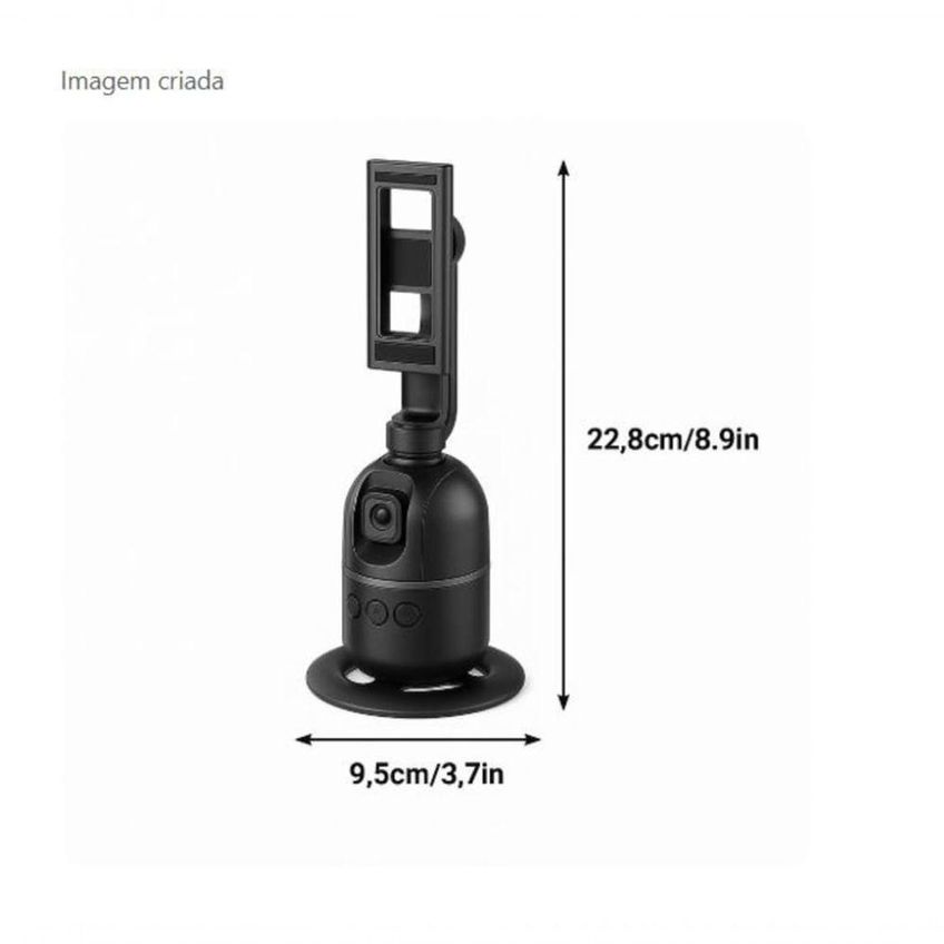 Suporte Gimbal Para Celular Utimix Rastreador Facial 360 Estabilizador Automático Recarregável - imagem 3