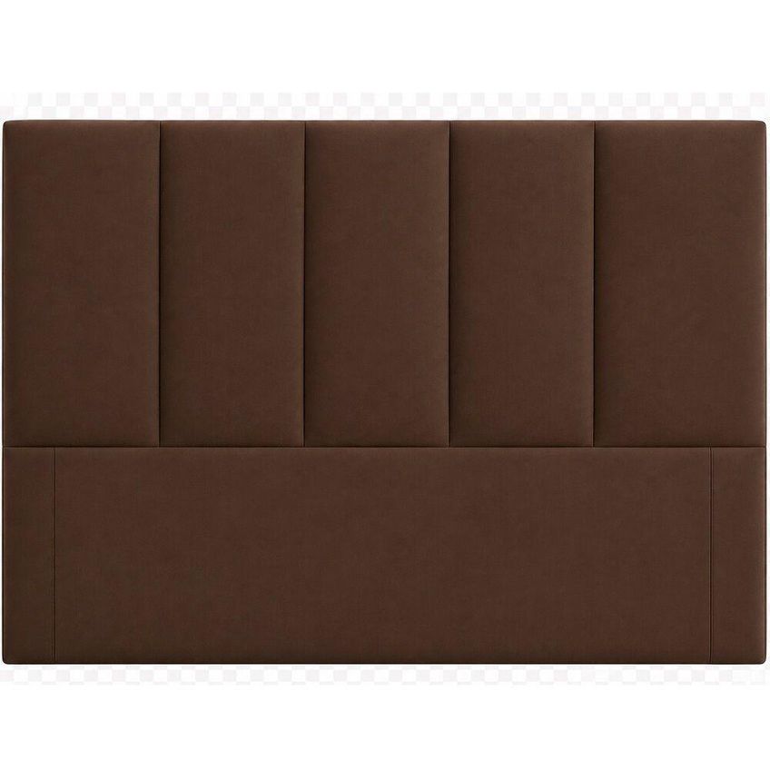 Cabeceira Casal Valencia MDF Veludo Chocolate Sono Design - imagem 3