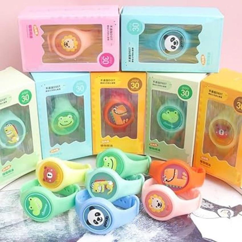 Pulseira Repelente Infantil Silicone Ajustável Proteção Natural Contra Mosquito E Dengue Utimix - imagem 3