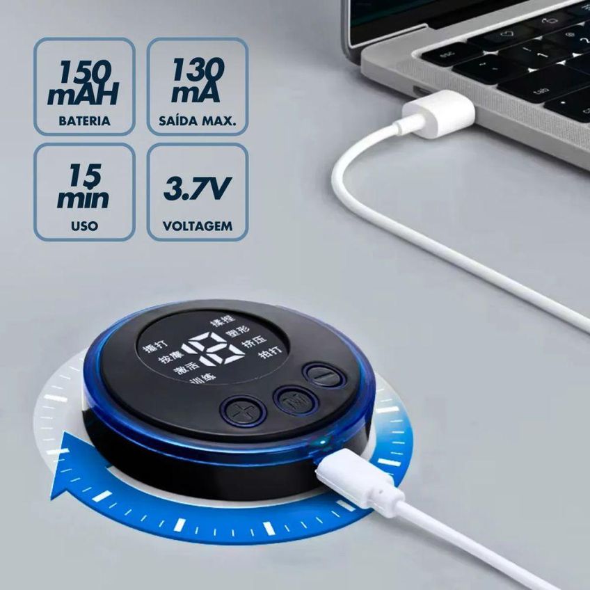 Massageador Elétrico Para Pés E Pernas EMS Magnético Relaxante Alívio De Dores Circulação - imagem 4