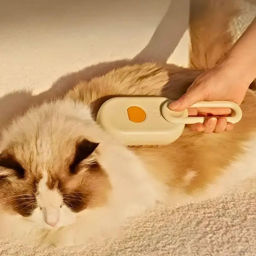 Escova A Vapor Para Pets Utimix 3 Em 1 Cães E Gatos Abs Recarregável Tamanho Único - imagem 5