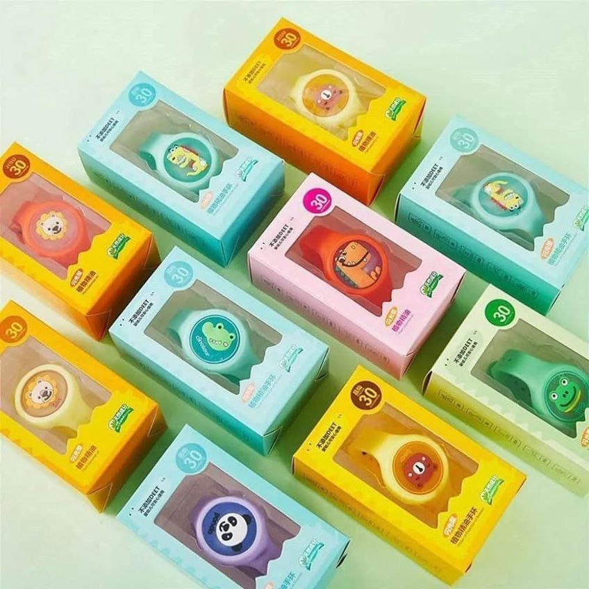 Pulseira Repelente Infantil Silicone Ajustável Proteção Natural Contra Mosquito E Dengue Utimix - imagem 3