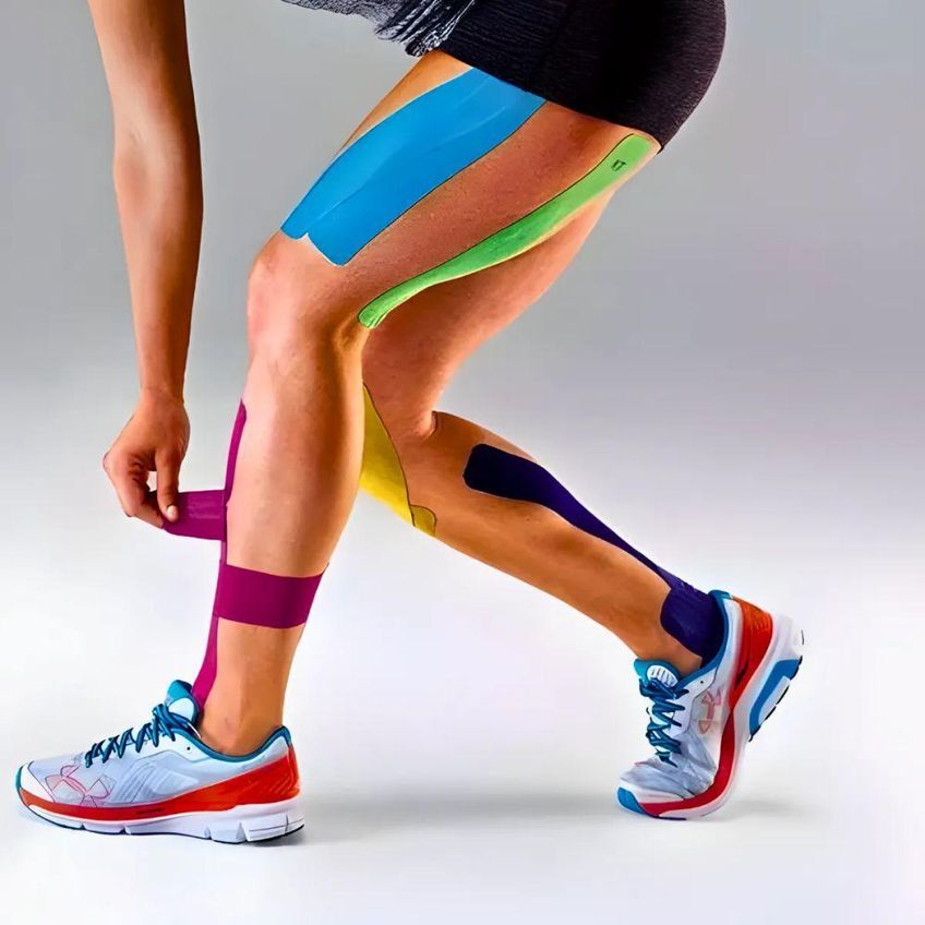 Fita De Cinesiologia Utimix Bandagem Adesiva Elástica Para Esporte Fisioterapia Alívio Muscular - imagem 3