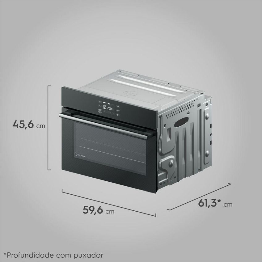 Forno De Embutir Elétrico Electrolux Oe5ea 50l Com Air Fryer 1750w Preto 110v - imagem 3