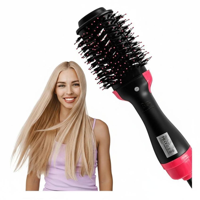 Escova Secadora Alisadora Modeladora 3 Em 1 1200w Cerâmica Íons Utimix Bivolt - imagem 3
