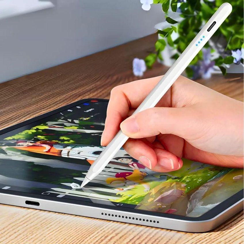 Caneta Stylus Digital Recarregável Para Telas Touch Ponta Fina 1,5mm Universal Utimix - imagem 4