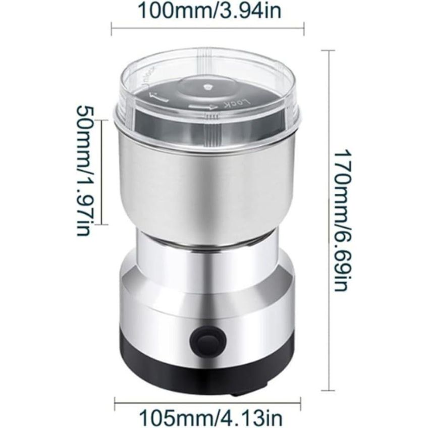 Moedor De Café Elétrico Multiuso 110v 150w Para Grãos Temperos Especiarias Lâmina Aço Inox Utimix - imagem 2