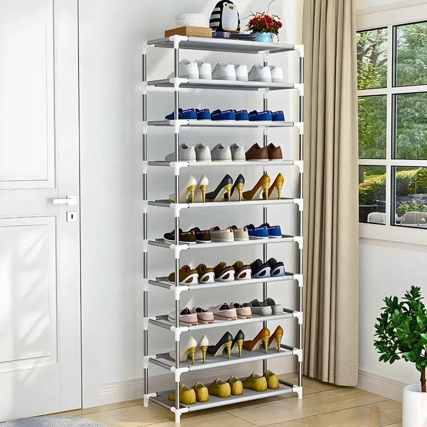 Sapateira Vertical Organizadora Giga 9 Prateleiras Plástico Utimix - imagem 3