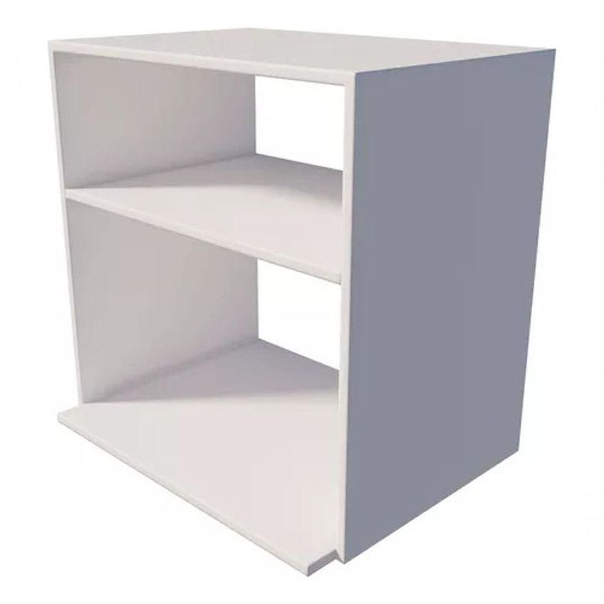 Armário Suspenso Prática Moderna Sem Porta MDF 57,5cm Branco Technox - imagem 4