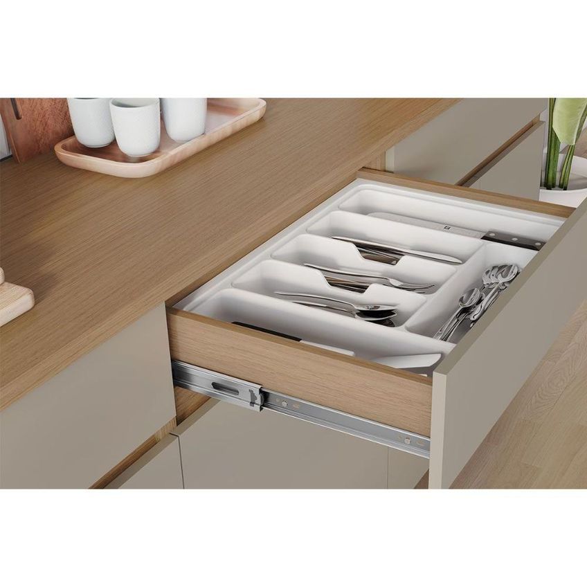 Kit Cozinha Modulada Realeza 3 Portas 2 Gavetas MDF Carvalho E Greice Nesher - imagem 5