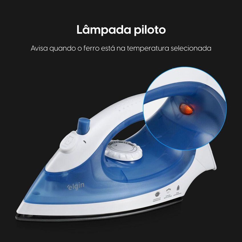 Ferro De Passar Seco E A Vapor Elgin Iron Press 1200w 110v - imagem 5