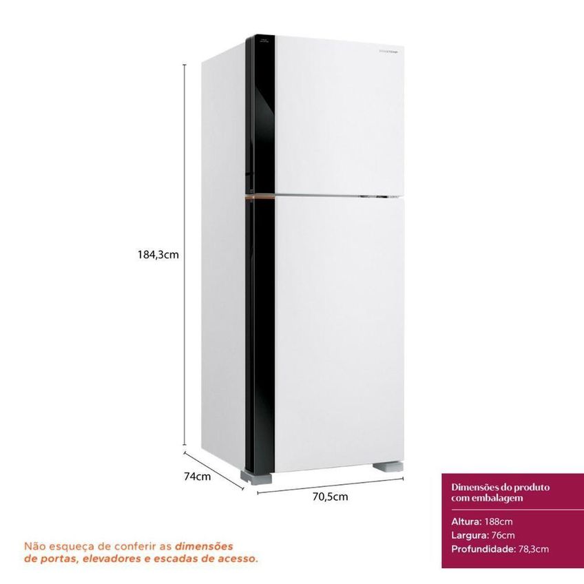 Geladeira Brastemp Duplex Frost Free Inverter 476l Smart Cold Brm60abxna Branca Bivolt - imagem 5