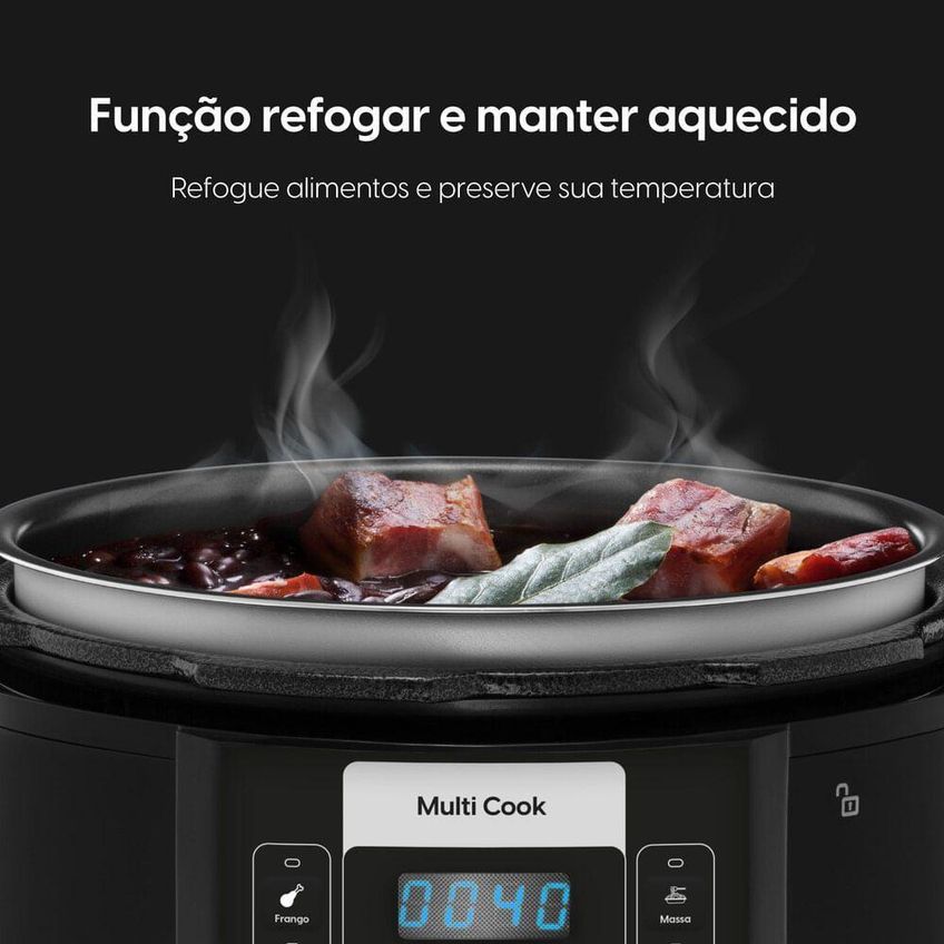 Panela De Pressão Elétrica Digital Elgin Multi Cook 5l 900w Inox 220v - imagem 4