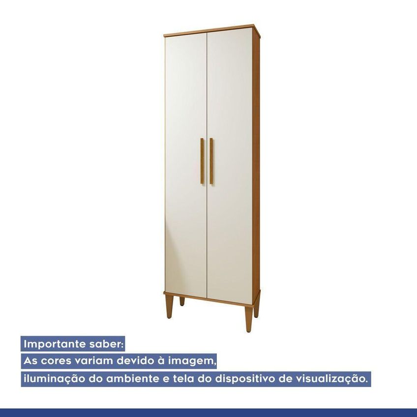 Armário Multiuso Recife 2 Portas 5 Prateleiras MDF-MDP 60cm Kaiki Móveis - imagem 3