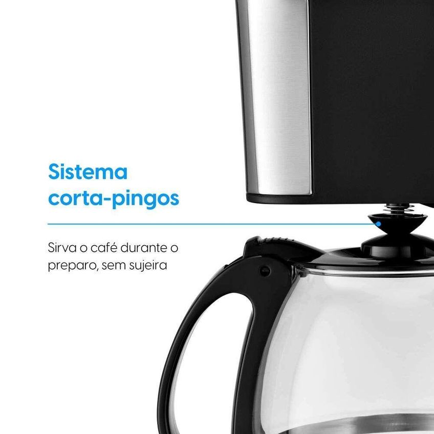 Cafeteira Elétrica Elgin Essential Coffee 19 Xícaras Inox 220V - imagem 3