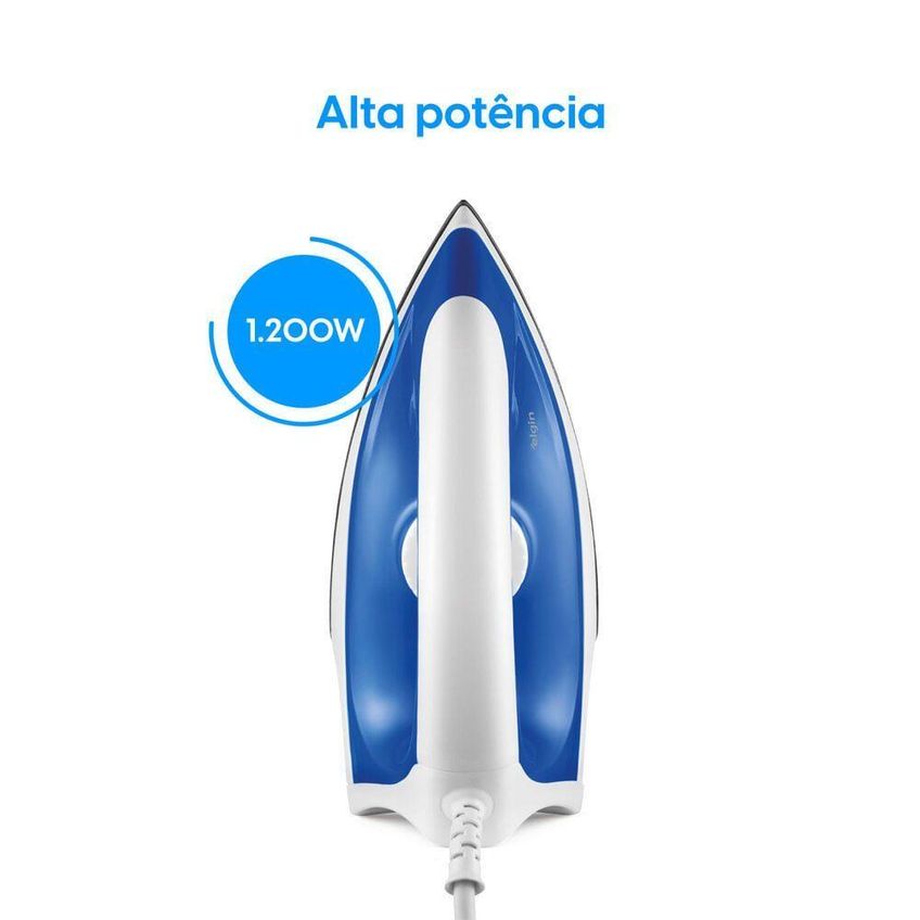 Ferro De Passar Seco Iron Force Plus Elgin 1200w Base Antiaderente 220v - imagem 5