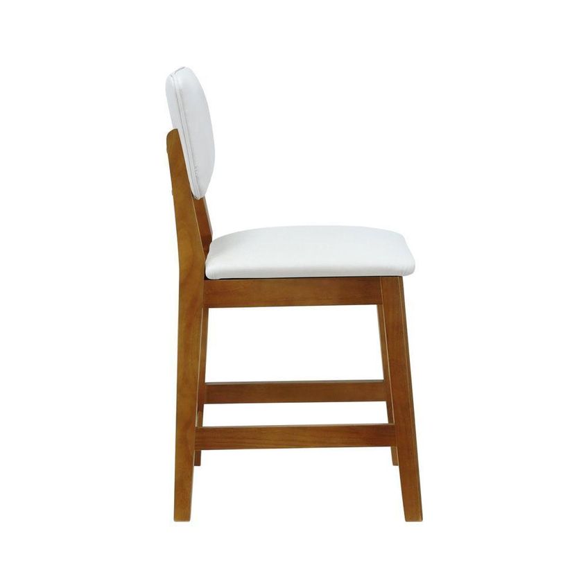 Banqueta Baixa Paris Sem Porta Madeira Maciça 39cm Amêndoa Decorise - imagem 4