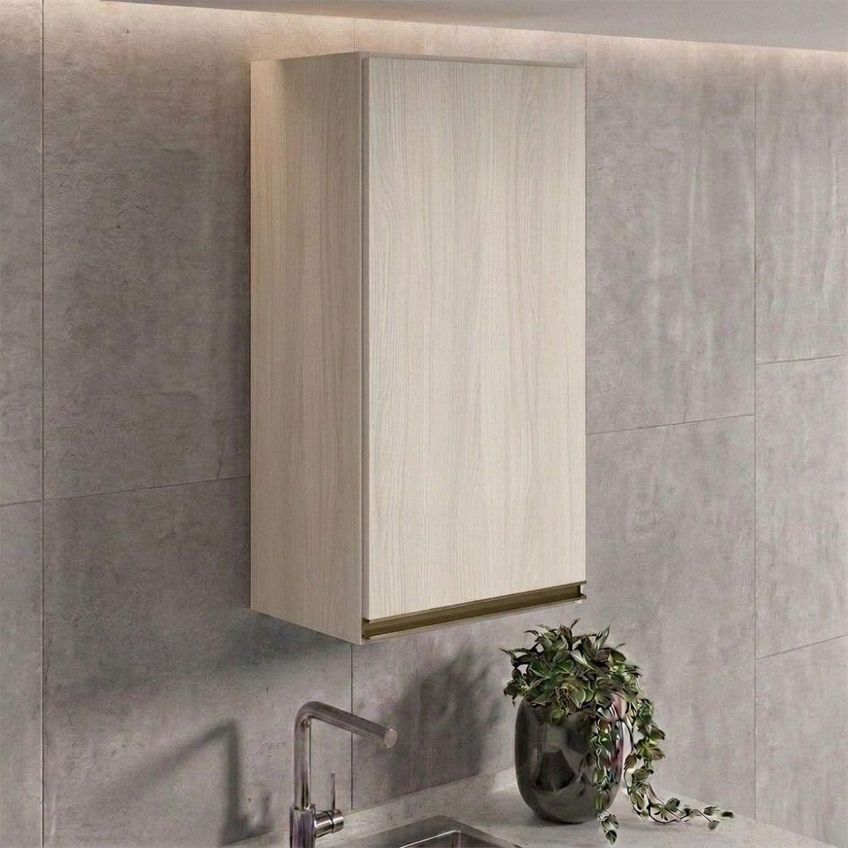 Armário Aéreo Kali Premium 40cm 1 Porta MDF Basculante Bianco Toq Nicioli - imagem 4