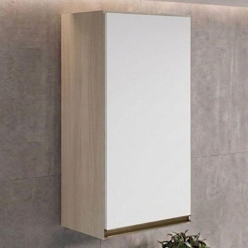 Armário Aéreo Kali Premium 40cm 1 Porta MDF Basculante Branco Nicioli Móveis - imagem 4