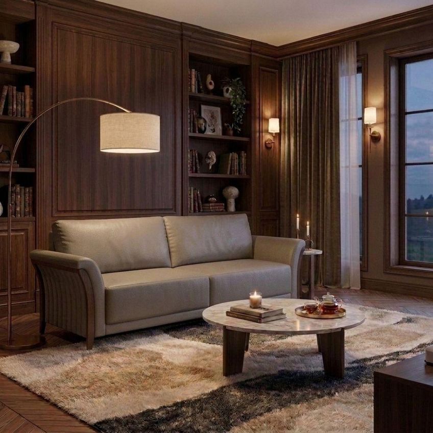 Sofá Royal 2 Lugares 162cm Courino Pes Madeira Milani Movelaria - imagem 3