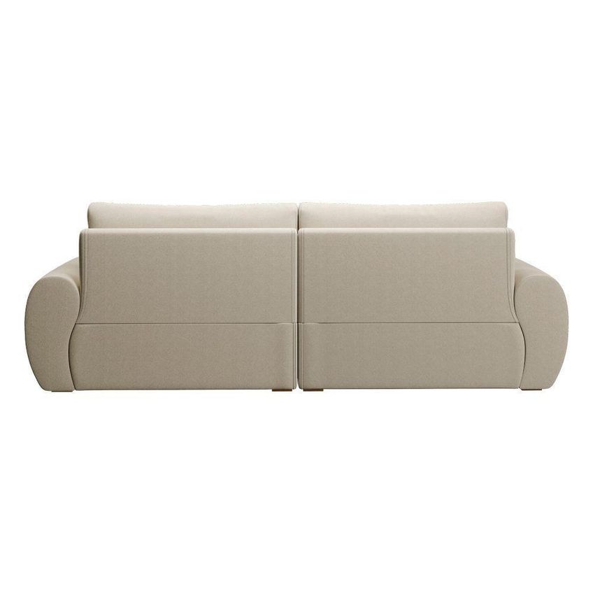 Sofá Living Arcale 4 Lugares 220cm Cinza Couro Sintético Blossom Casa - imagem 5